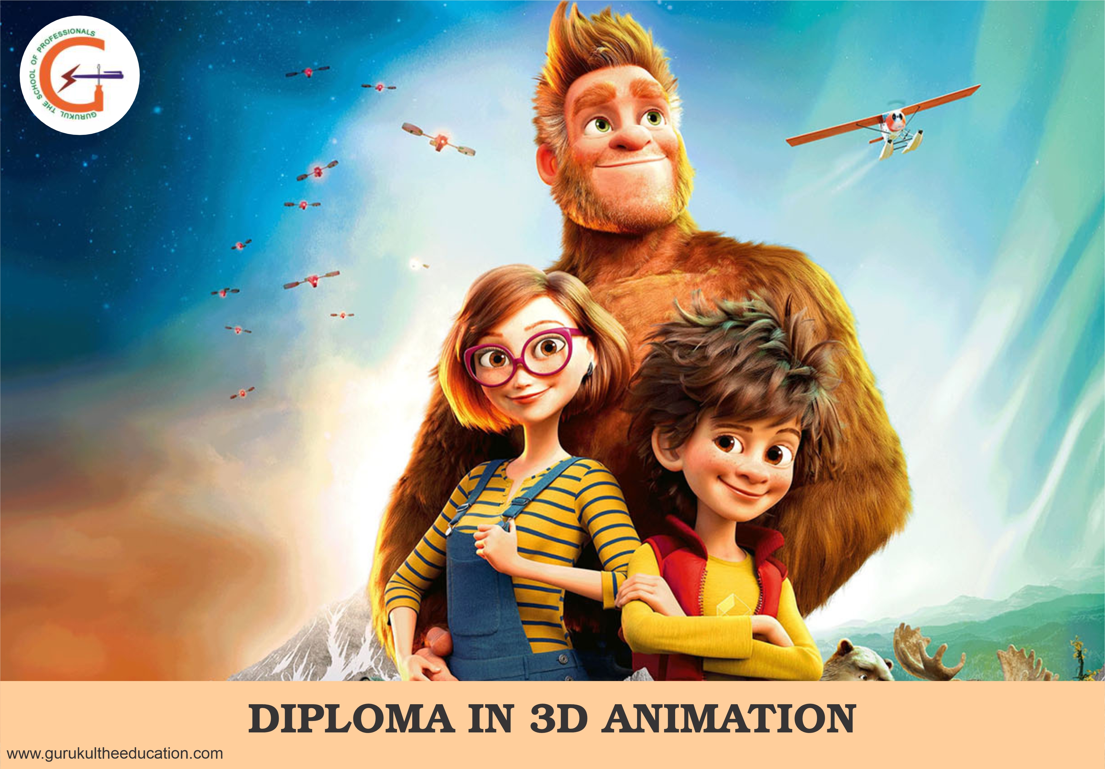 DIPLOMA IN 3D ANIMATION